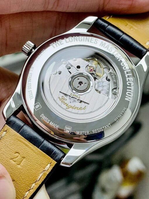 Đồng Hồ Longines Master Collection Moonphase Black Dial - L2.919.4.51.7 - Hình ảnh 6