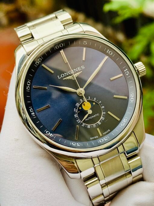 Đồng Hồ Longines Master Collection Moonphase Blue Dial - L2.919.4.92.6 - Hình ảnh 2