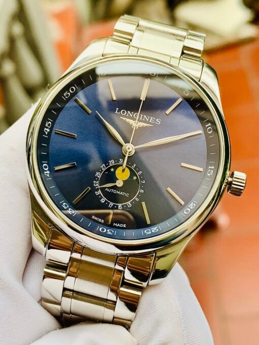 Đồng Hồ Longines Master Collection Moonphase Blue Dial - L2.919.4.92.6 - Hình ảnh 4