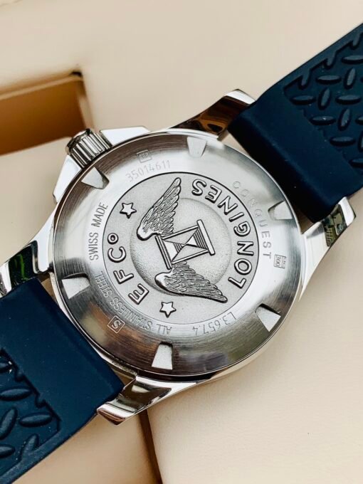 Đồng Hồ Longines Conquest Ceramic MOP White Dial Rubber - L3.657.4.86.2 - Hình ảnh 7