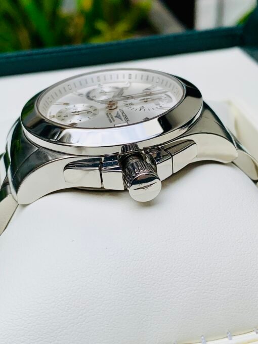 Đồng Hồ Longines Conquest Chronograph White Dial - L3.662.4.76.6 - Hình ảnh 5