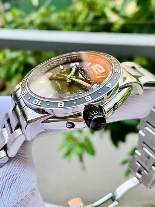 Đồng Hồ Longines Admiral GMT Brown Dial - L3.668.4.66.6 - Hình ảnh 5