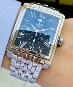 Đồng Hồ Oris Miles Rectangular Complication Black Dial - 01 582 7658 4074-07 8 23 82