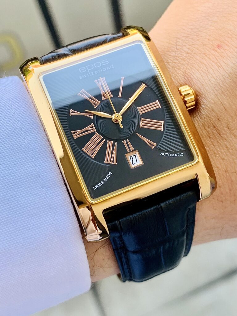 Đồng Hồ Epos Perfection Black Dial Gold - 3399.132.24.25.25
