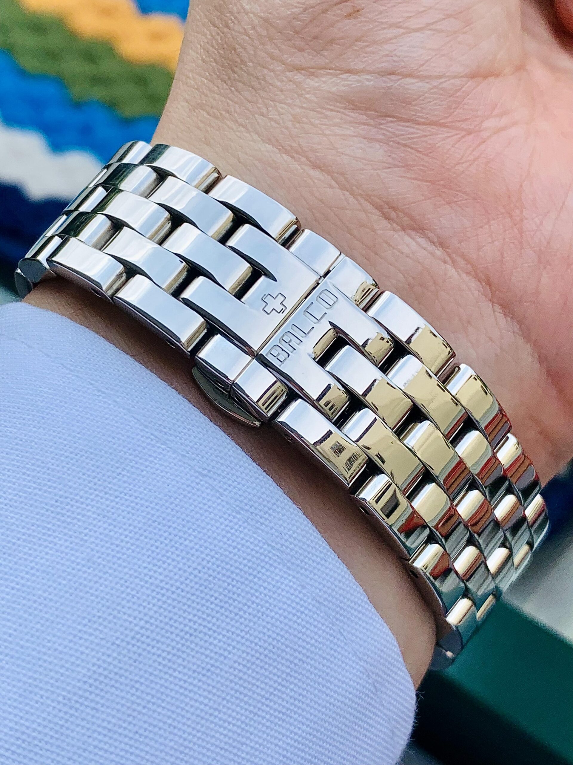 Đồng Hồ Balco Rectangular White Dial Limited Edition 0188/0600 - 11339M - Ảnh 5