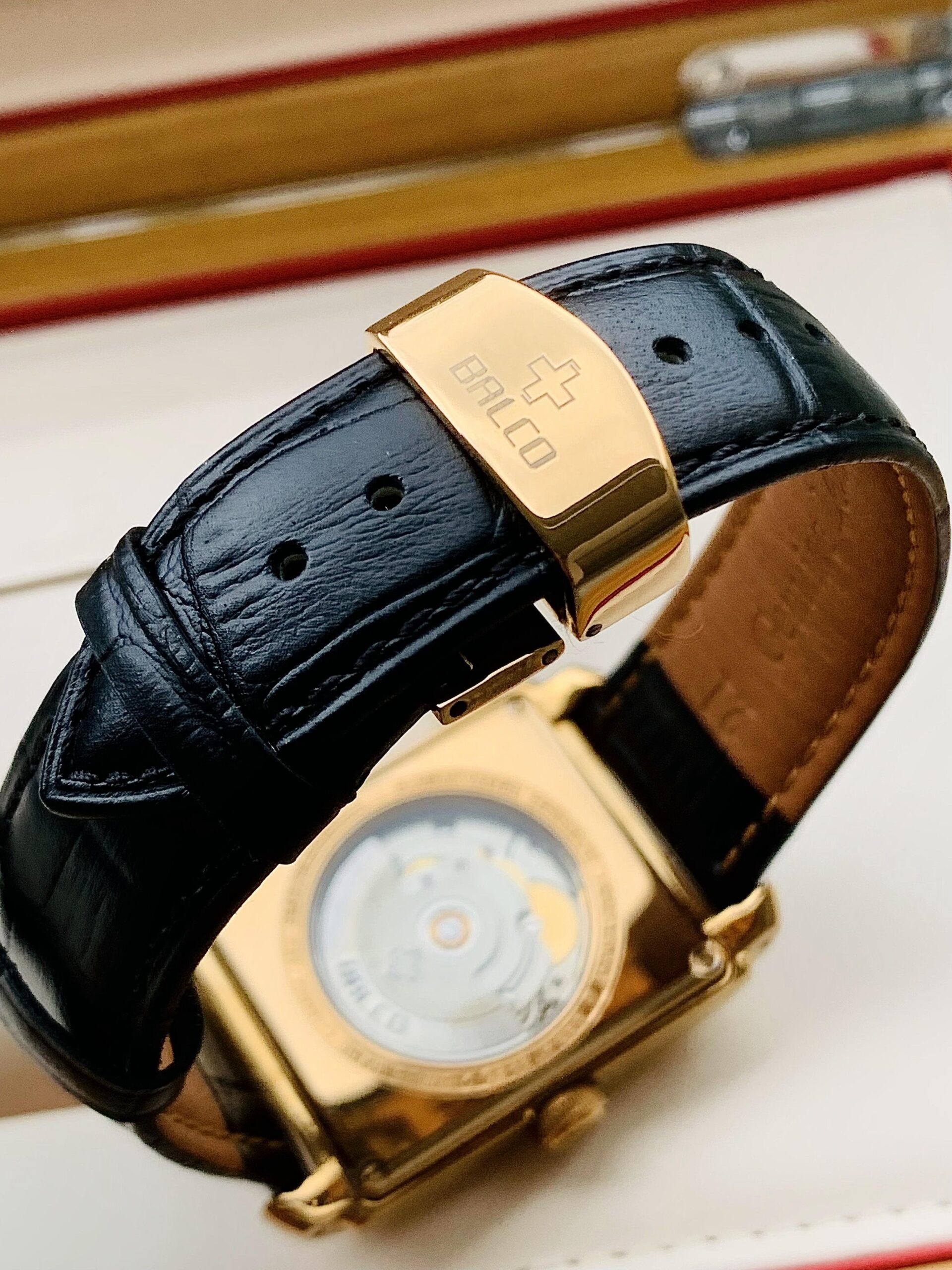 Đồng Hồ Balco Rectangular White Dial Limited Edition 0349/0600 - 11339M - Ảnh 7