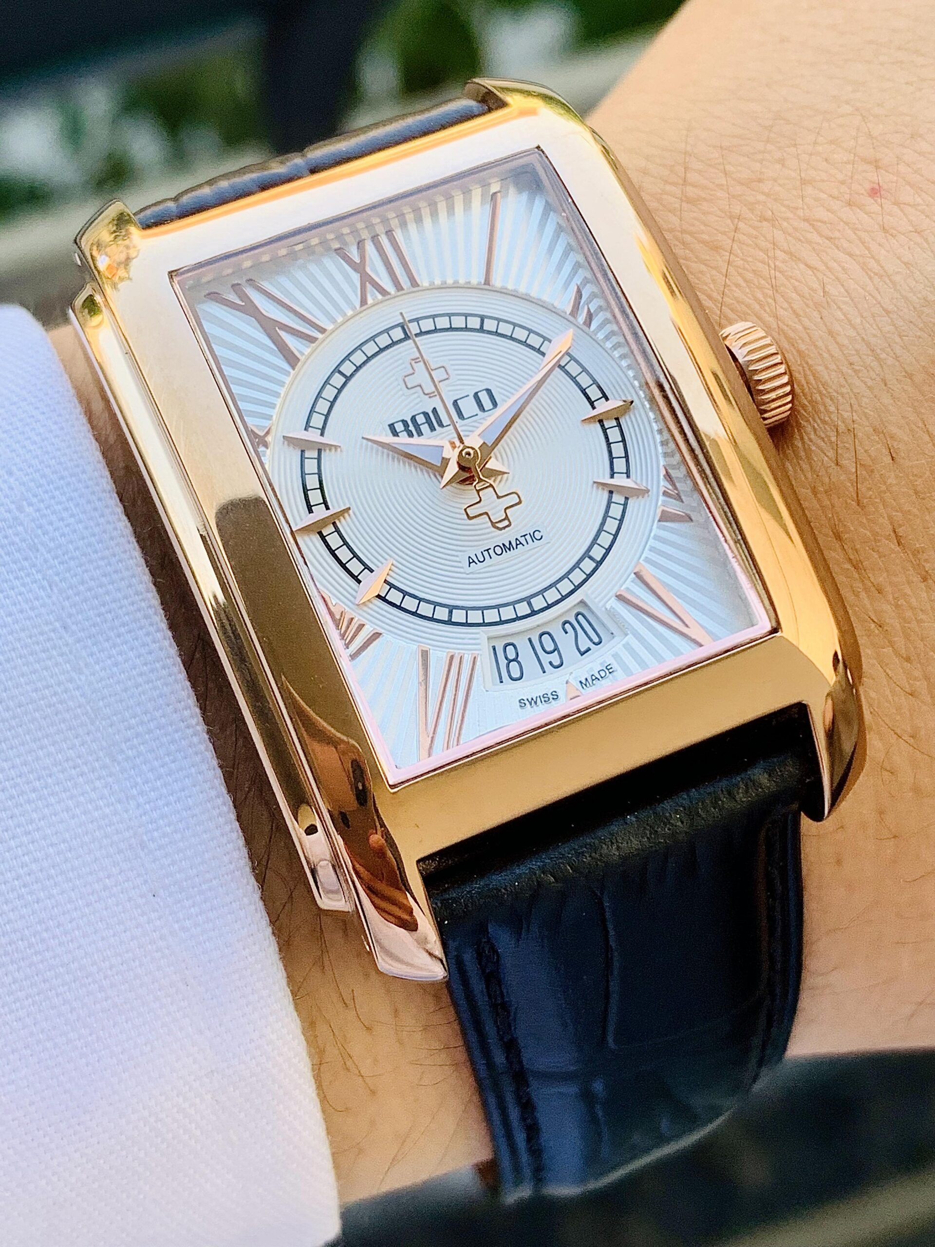 Đồng Hồ Balco Rectangular White Dial Limited Edition 0787/0900 - 11339M - Ảnh 2