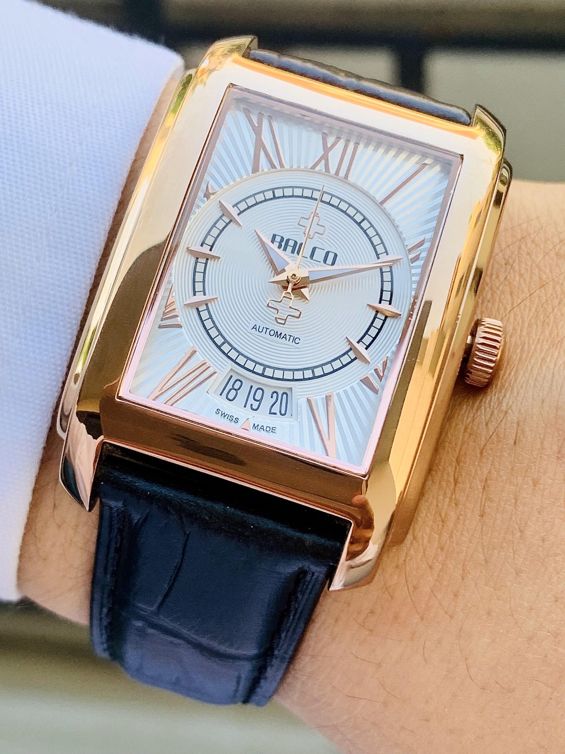 Đồng Hồ Balco Rectangular White Dial Limited Edition 0787/0900 - 11339M