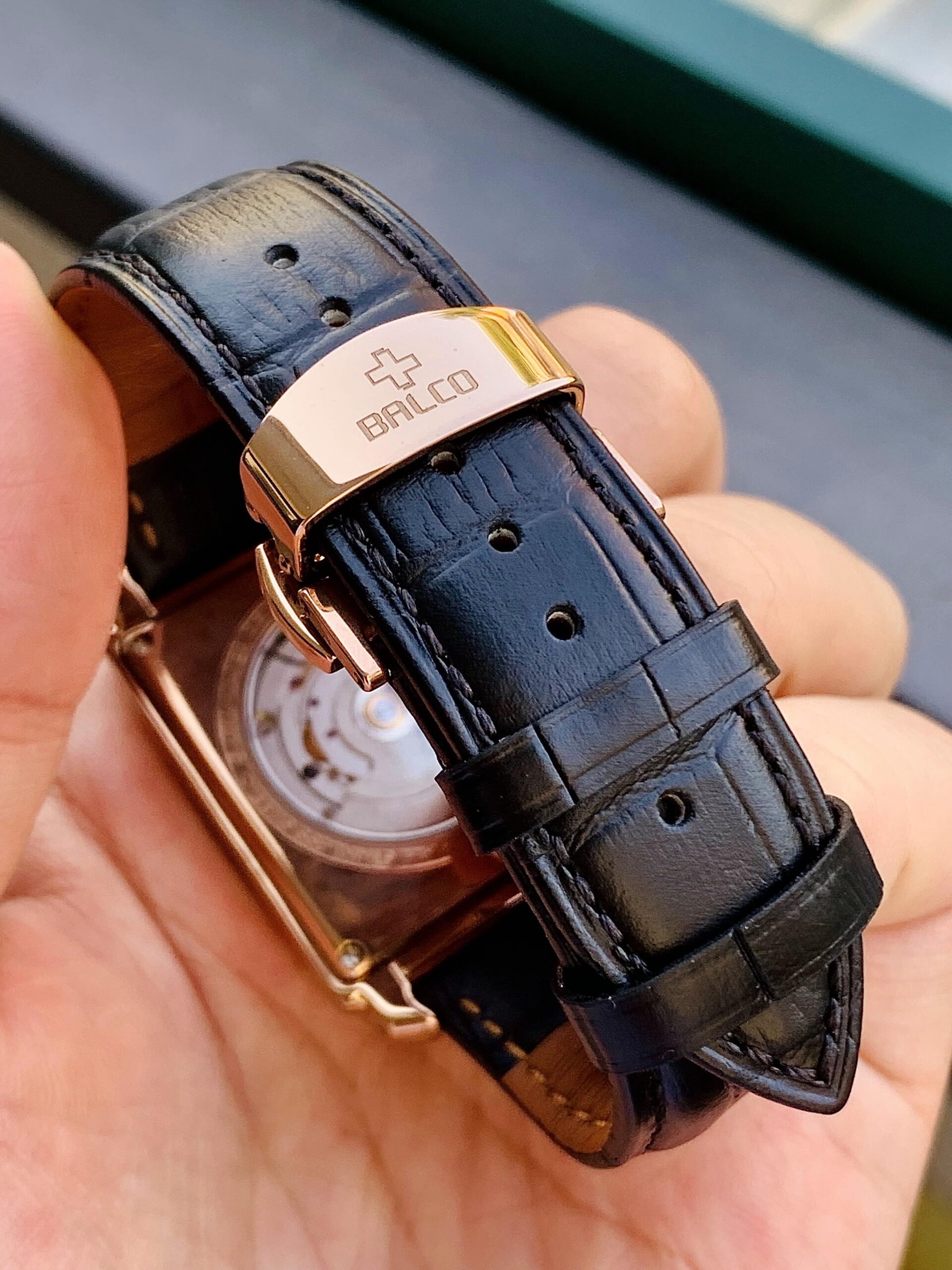 Đồng Hồ Balco Rectangular White Dial Limited Edition 0787/0900 - 11339M - Ảnh 8