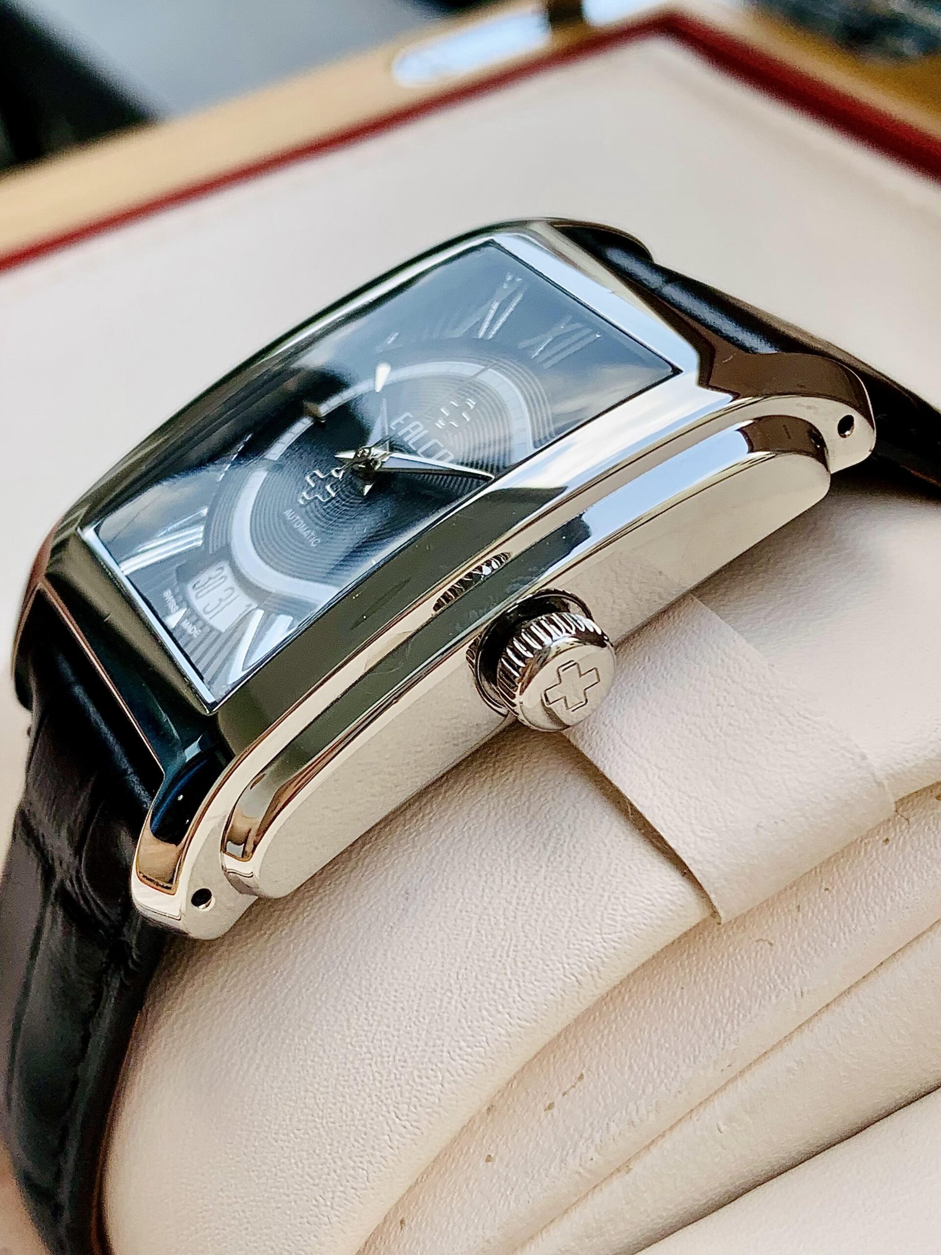 Đồng Hồ Balco Rectangular Black Dial Limited Edition 0188/0600 - 11339M - Ảnh 5