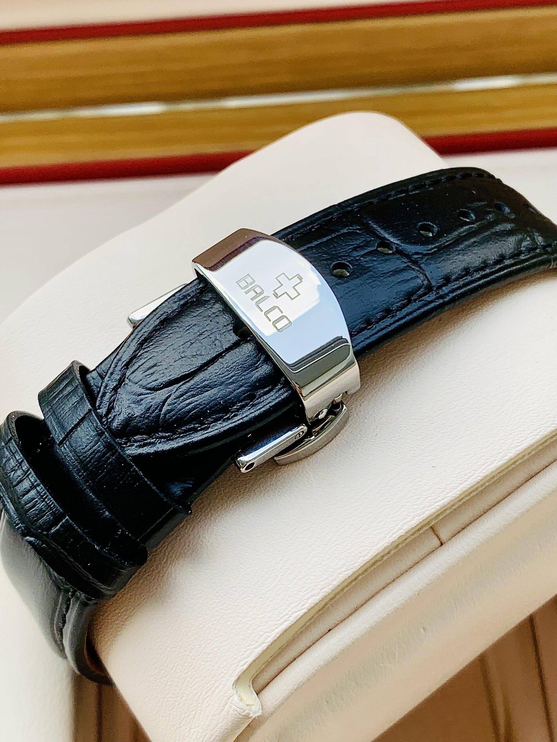 Đồng Hồ Balco Rectangular Black Dial Limited Edition 0188/0600 - 11339M - Ảnh 6