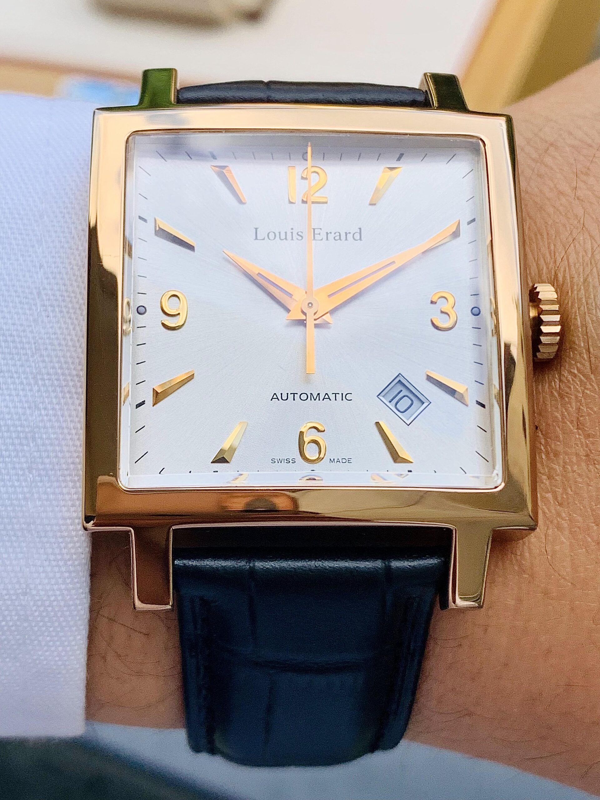 Đồng Hồ Louis Erard L’esprit du Temps La Carree White Dial - 69500 AA01 - Ảnh 3