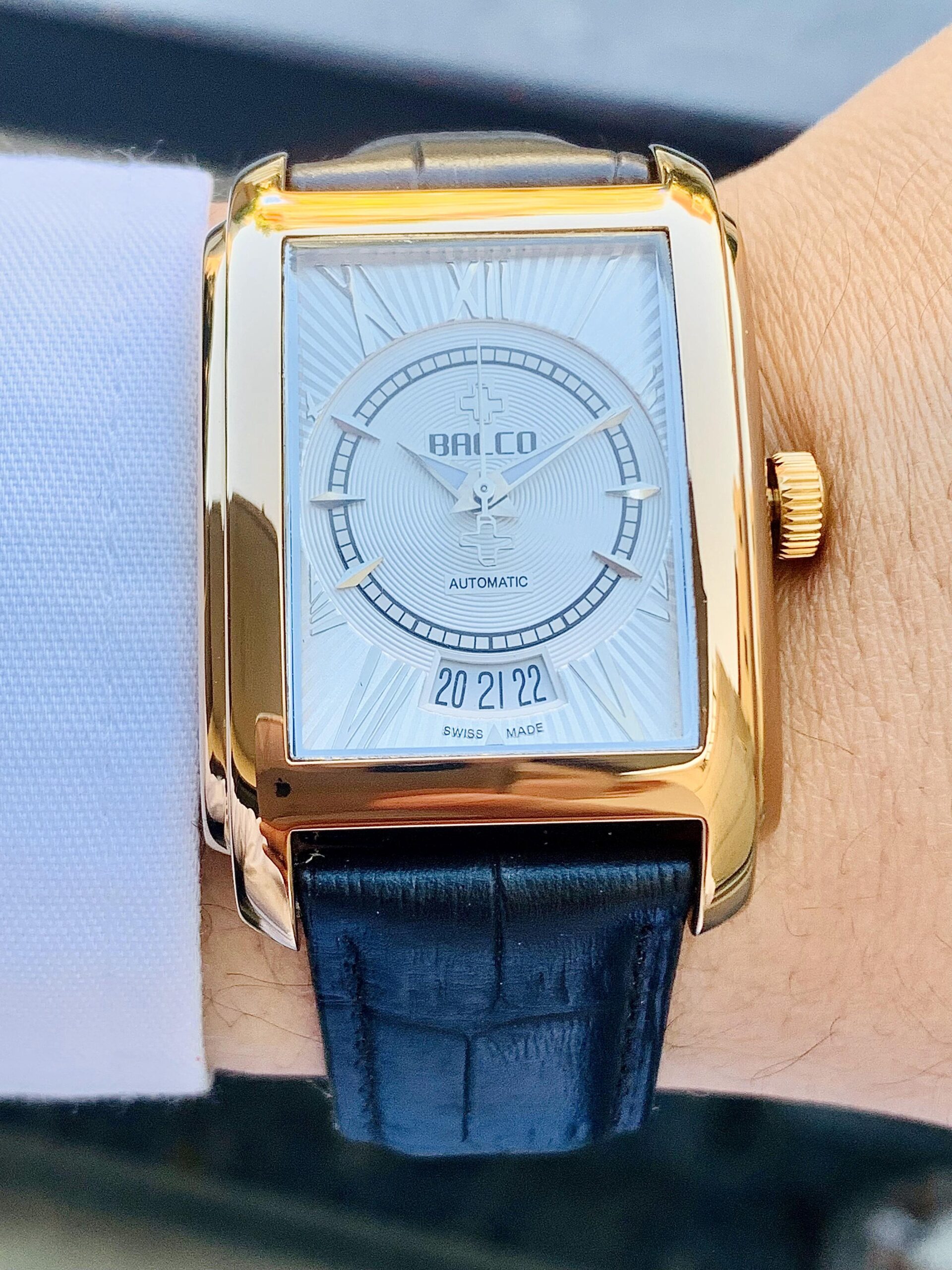 Đồng Hồ Balco Rectangular White Dial Limited Edition 0948/1100 - 11339M