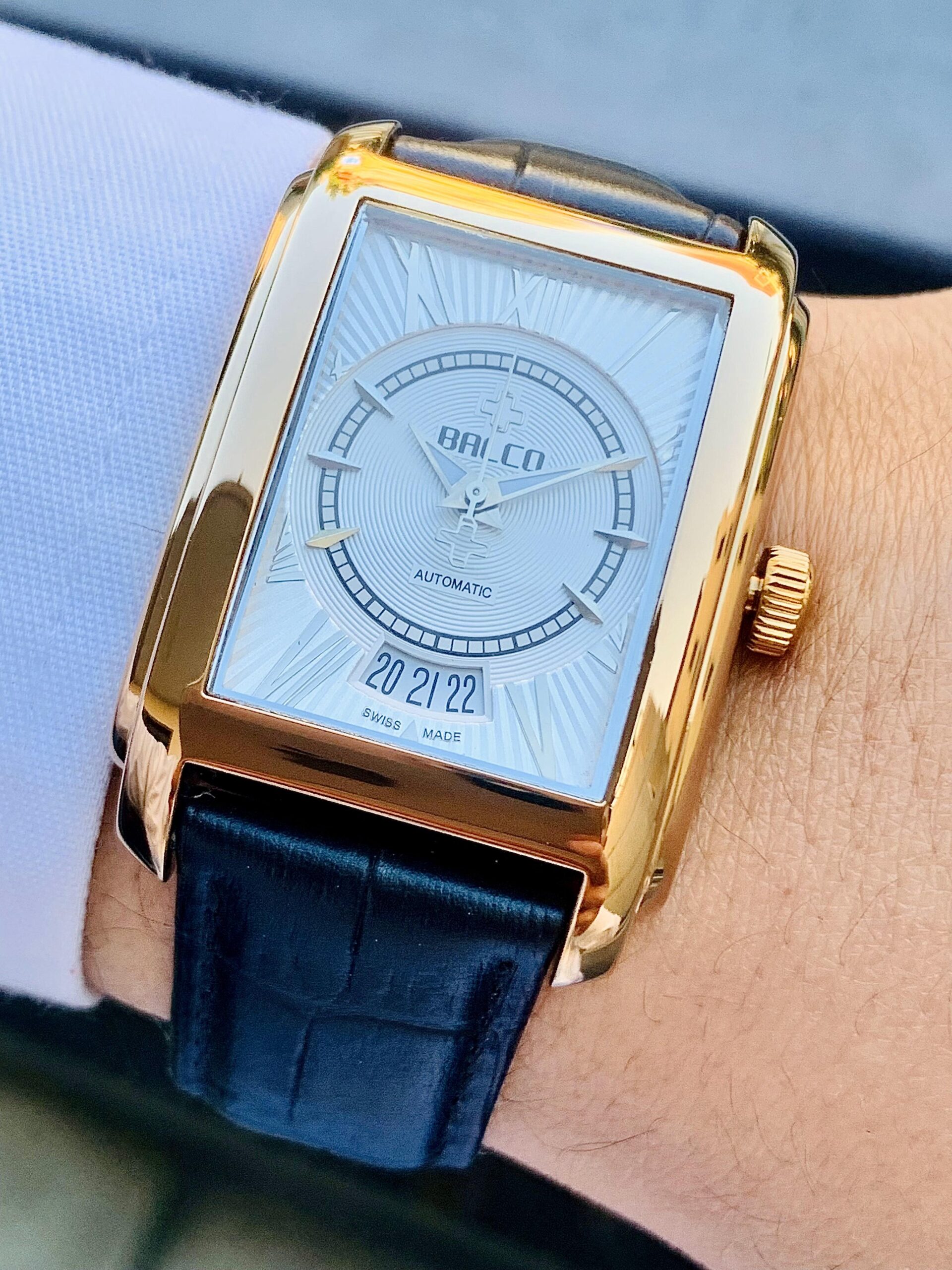 Đồng Hồ Balco Rectangular White Dial Limited Edition 0948/1100 - 11339M - Ảnh 4