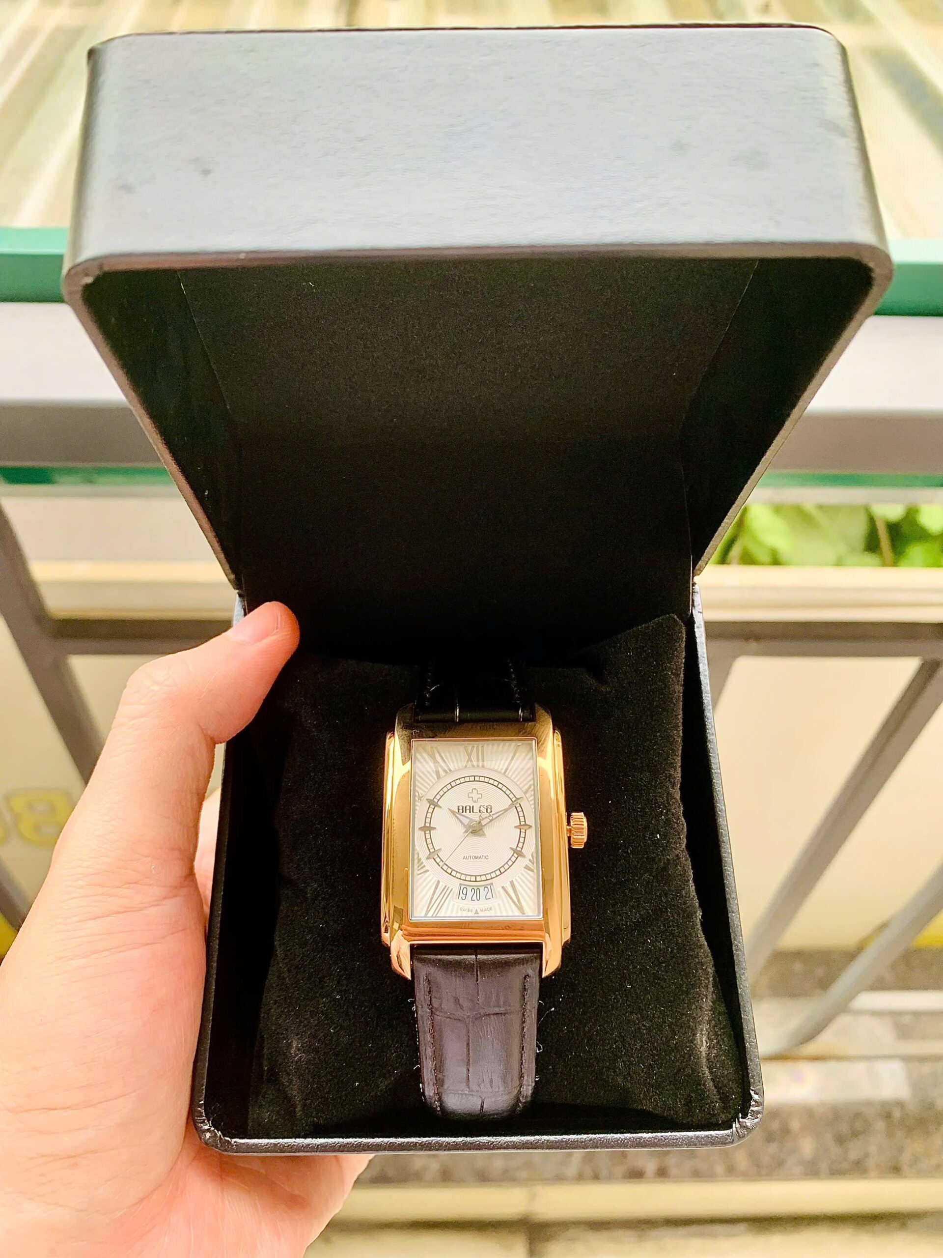 Đồng Hồ Balco Rectangular White Dial Limited Edition 0948/1100 - 11339M - Ảnh 8