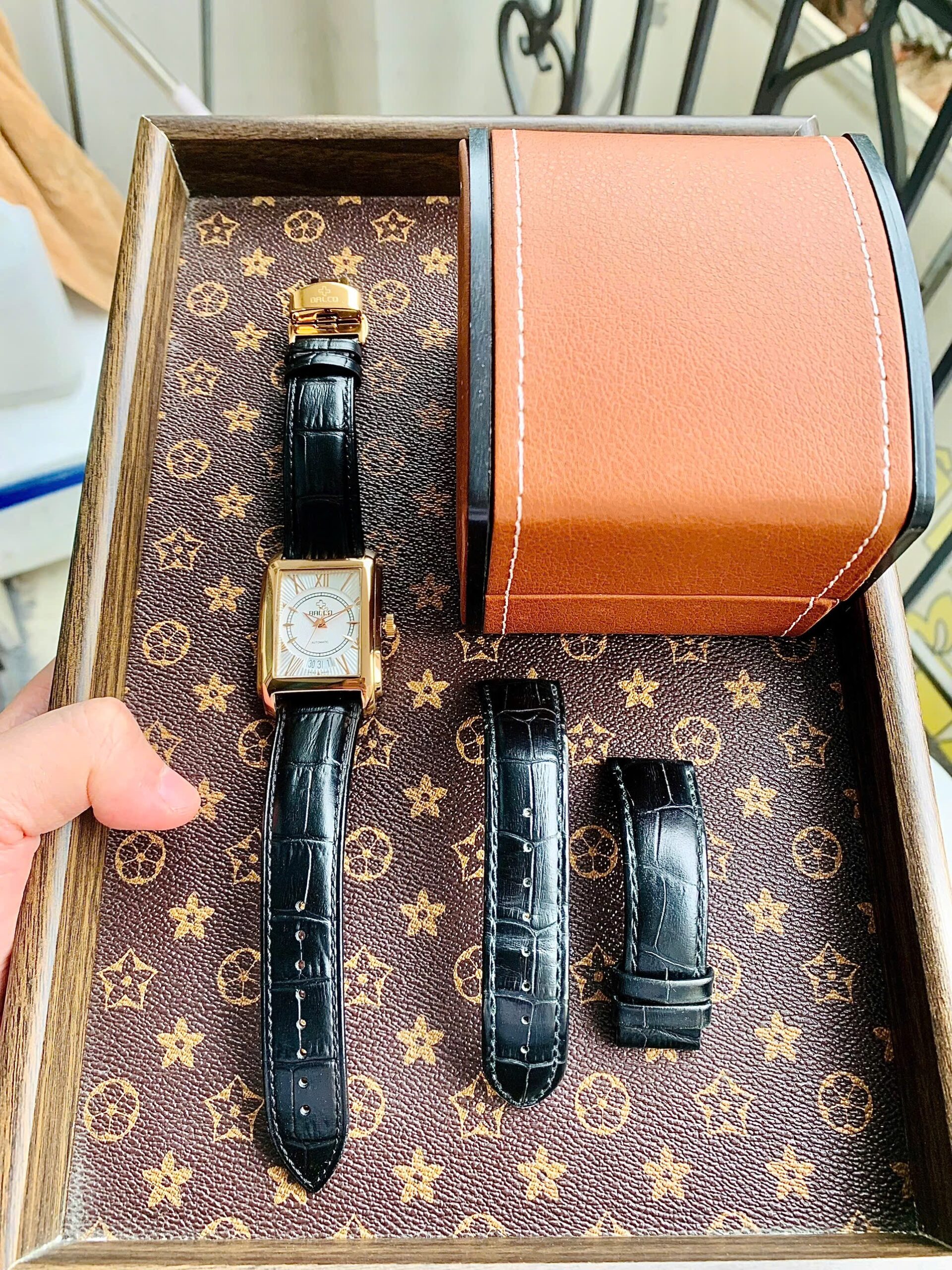 Đồng Hồ Balco Rectangular White Dial Limited Edition 1188/1400 - 11339M - Ảnh 8