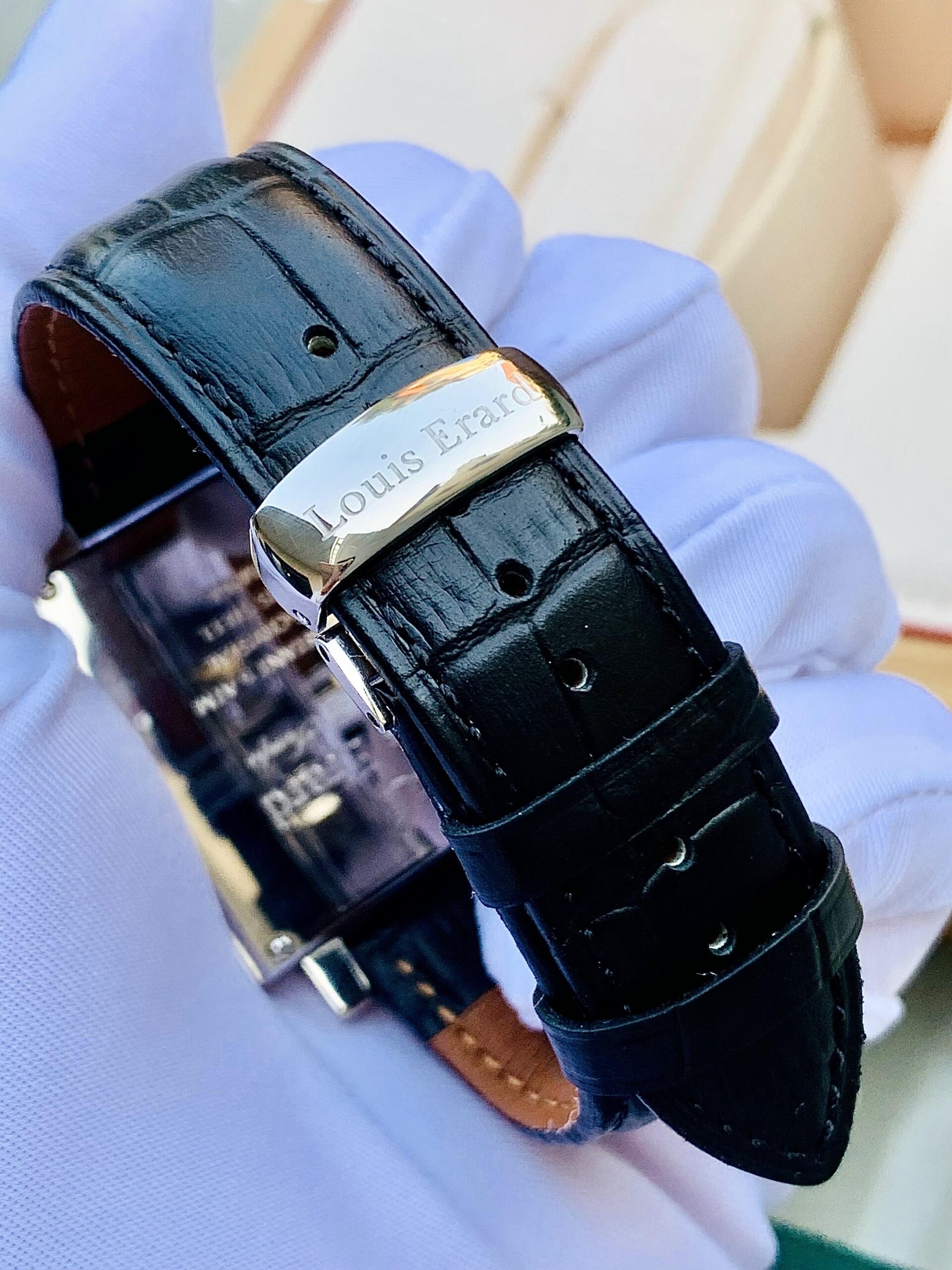 Đồng Hồ Louis Erard L’esprit du Temps La Carree Black Dial - 69503 AS02 - Ảnh 7